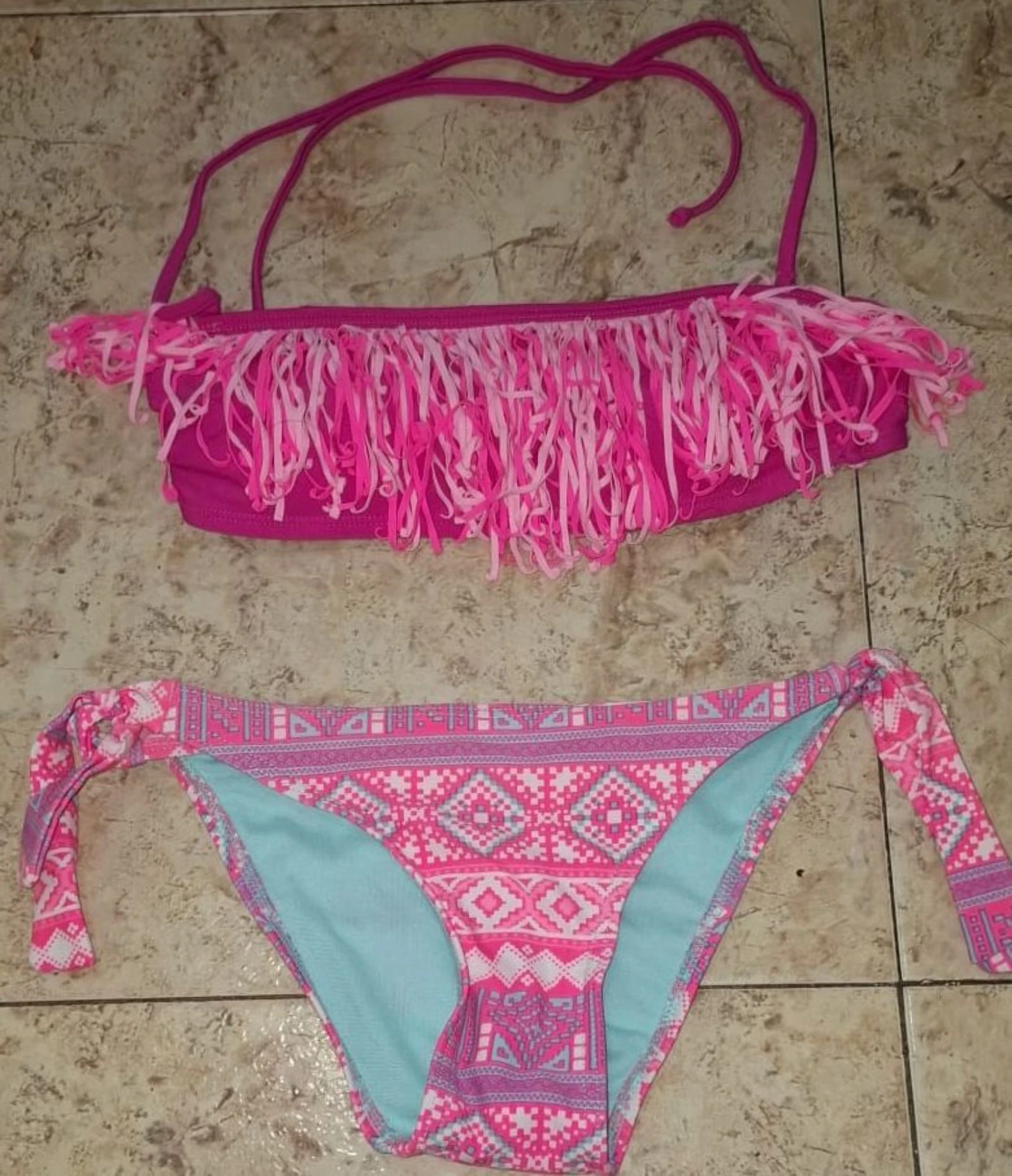 Bikini Suiteblanco Rosa limite edition Y2K – photo 9